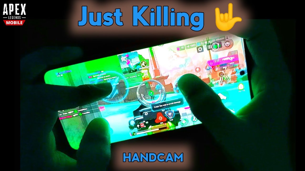 Apex Legends Mobile - Bot Lobby🤓 | Handcam - 4 Finger | Low End Device - Apex Legends Mobile