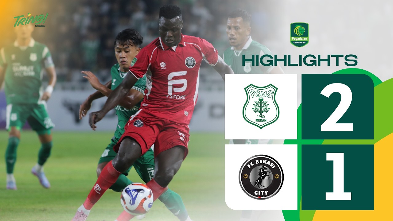 Highlight Pegadaian Championship 2025-26 | PSMS Medan vs FC Bekasi City | Pekan 18