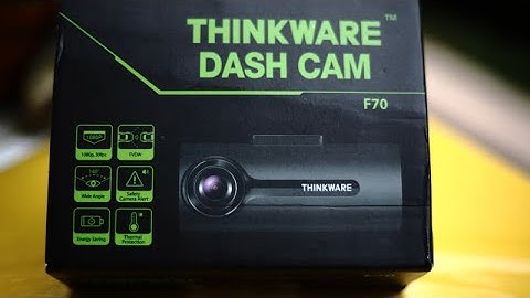 Unboxing e test dash cam Thinkware F70