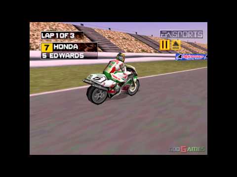 Superbike 2000 - Gameplay PSX / PS1 / PS One / HD 720P (Epsxe)