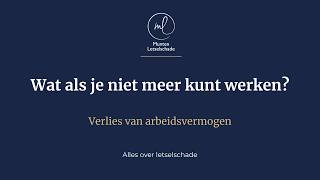 Verlies van arbeidsvermogen uitgelegd | Munten Letselschade