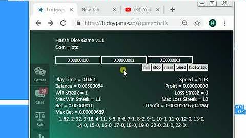 Harish Dice Game Script V1.1