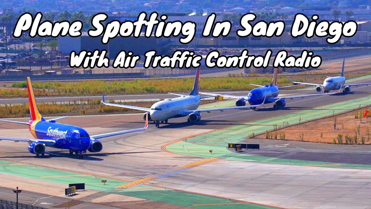 Plane Spotting at San Diego Airport YouTube