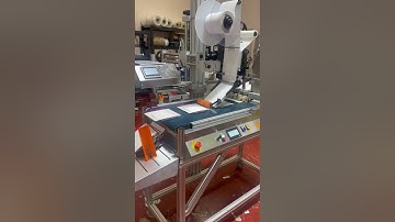 Label Applicator integrated on RF1 Friction Feeder