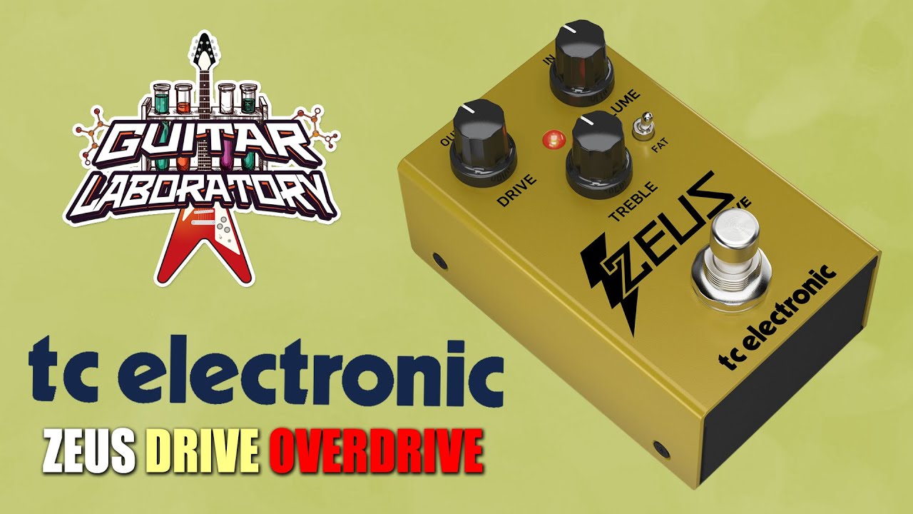 TC Electronic Zeus Drive overdrive pedal (clone Klon) - YouTube