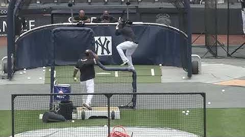 Yankees BP with Judge Stanton Andujar & Hicks
