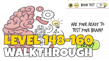 Brain Test Tricky Puzzles Level 148-160 Walkthrough