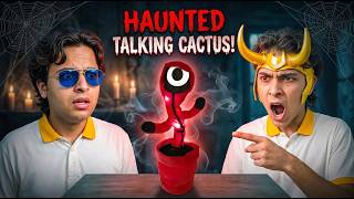 Ironman and loki do Creepy red talking cactus 🌵 challenge 🔥😱💀