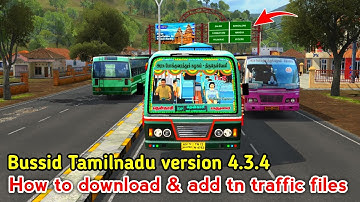 Bus simulator Indonesia Tamilnadu traffic mod version 4.3.4 - how to download and add tn traffic mod