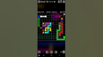 How To Solve Flow Free Bridges 12x12 Mania Pack Level 18 Board Walk Through Solution Walkthrough