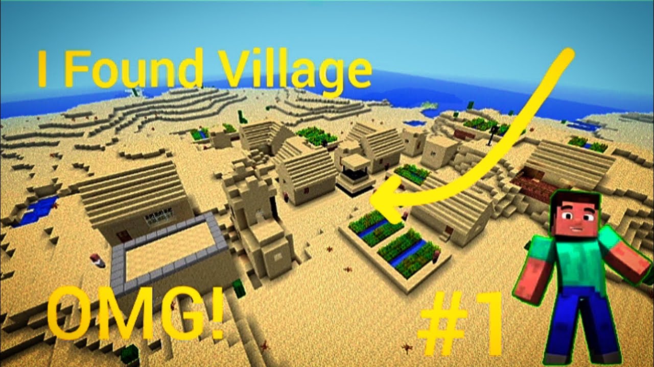 Time To Make My World In Minecraft I Found Village | Minecraft #1 - YouTube
