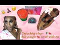 Bussiness Unboxing Vlog Mix a 🍉 sugar scrub with me 🧚🏾‍♀️
