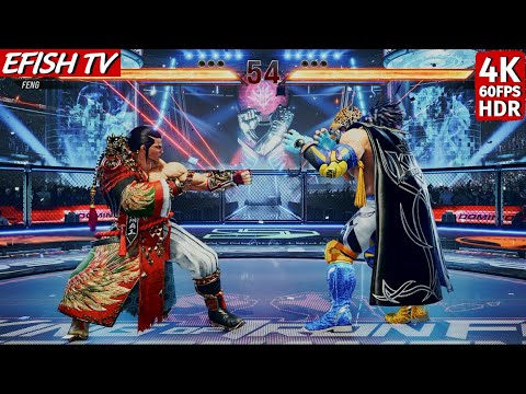 Feng Wei vs King (Hardest AI) - Tekken 8 | 4K 60FPS HDR