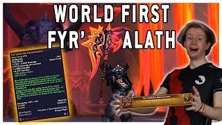 WORLD FIRST Fyrakk Legendary 2h! | Full Quest Unlock | Echo Meeres