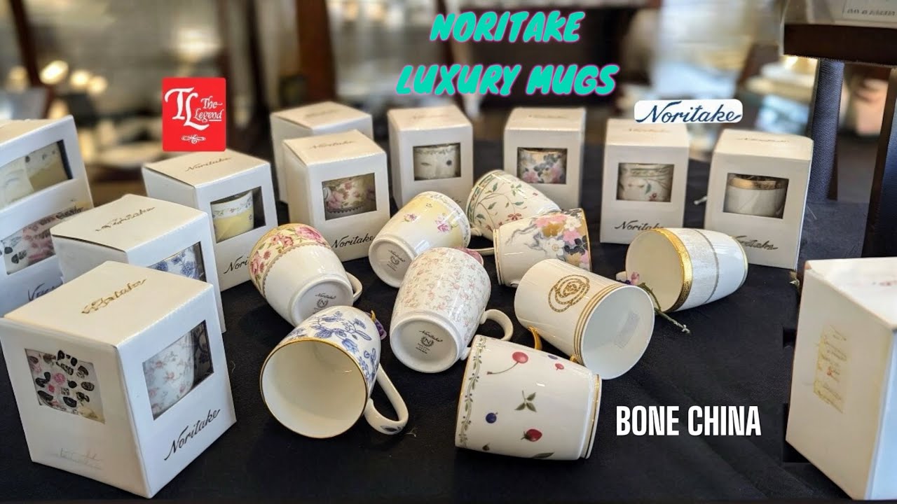 Must Have NORITAKE Luxury Premium Bone China Mugs at Home !