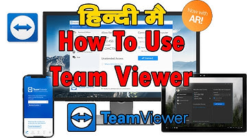 #Teamviewer How To Use in Hindi/Urdu | Remote Access a Computer and Mobile with #Teamviewer