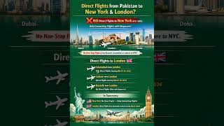 Direct Flights from Pakistan to USA &amp; UK – Latest 2026 News