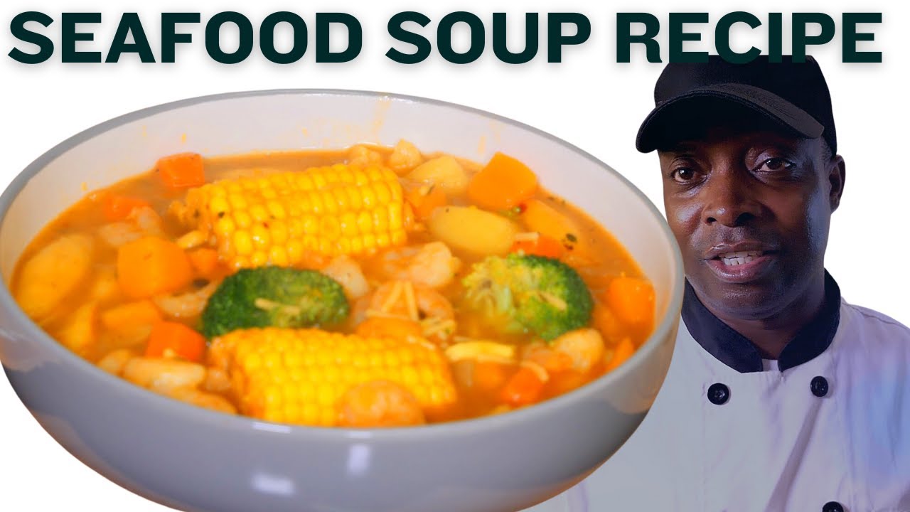 Рецепт супа из морепродуктов || Рецепт супа с креветками | Шеф-повар Рикардо Кулинар