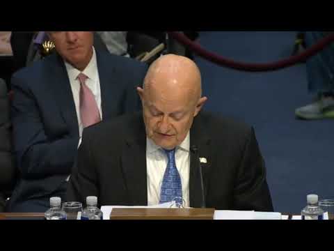 James Clapper's Opening Statement On Investigating Trump's Ties To Russia