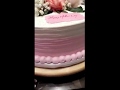 MothersDay cake with fresh flowers.