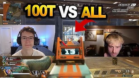 Mande team vs Verhulst team in algs scrims!! ( apex legends )
