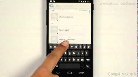 Google Nexus 5 - Edit Contact Add Custom Field