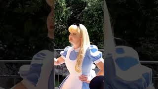 Alice and Hatter at the Wishing Well #shorts #disneyland #disneylandresort #aliceinwonderland Alice and Hatter at the Wishing Well #shorts #disneyland #disneylandresort #aliceinwonderland