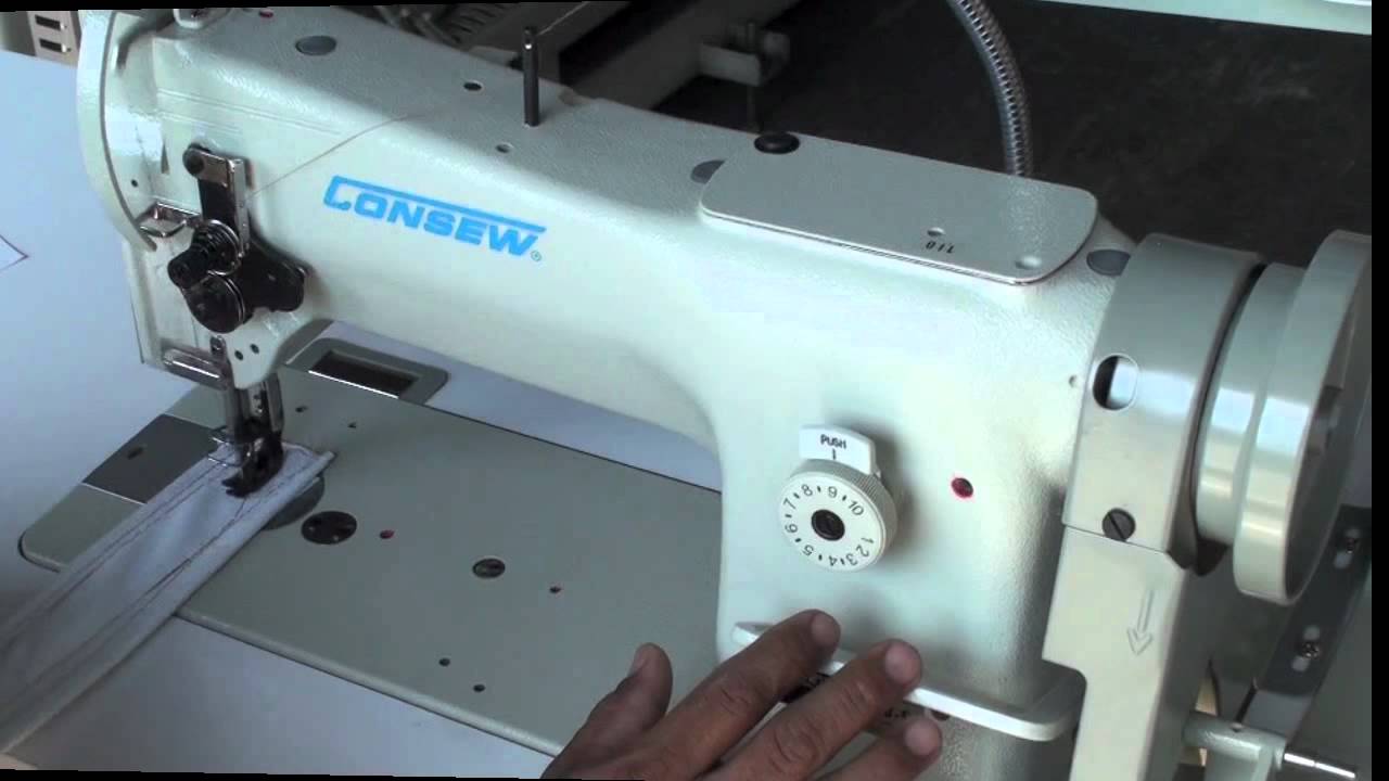 Consew Máquina de coser industrial del pie que camina P1 206RB auto  lubricante