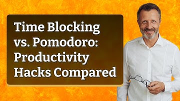 Time Blocking vs. Pomodoro: Productivity Hacks Compared