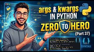 *args and **kwargs in Python | Zero to Hero (Part 37)