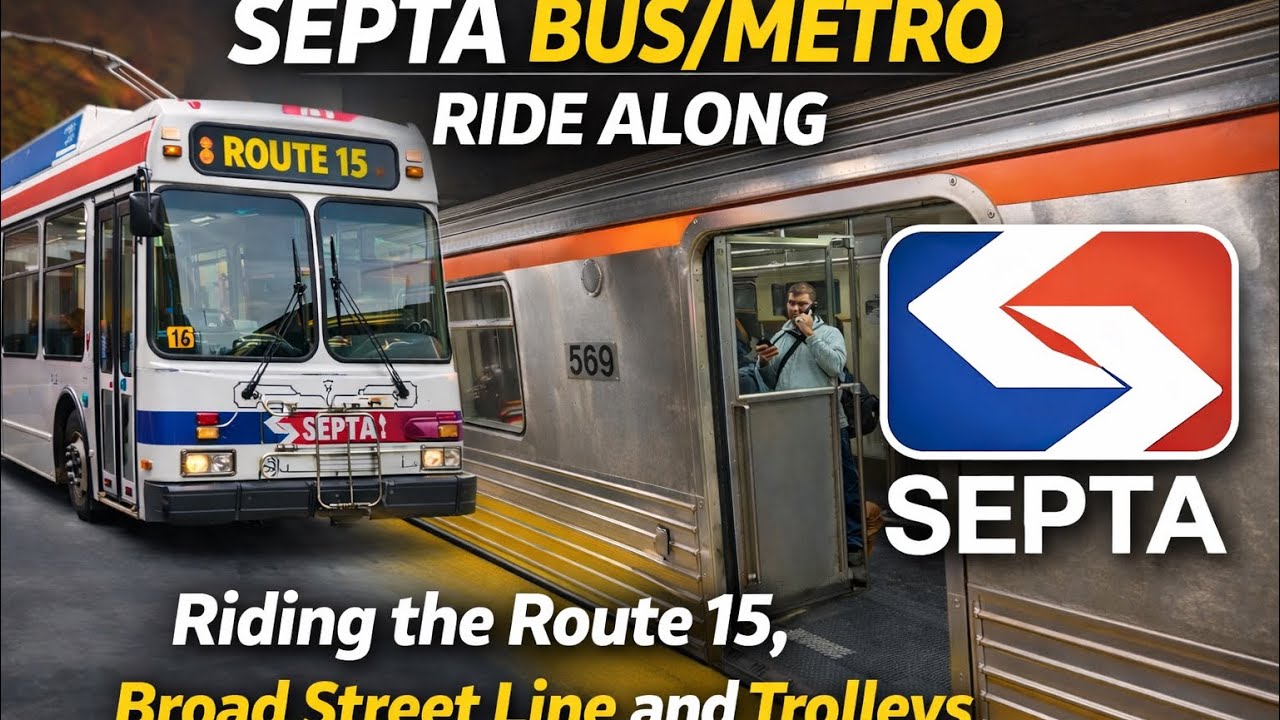 Septa bus/subway ride.  Philadelphia pa