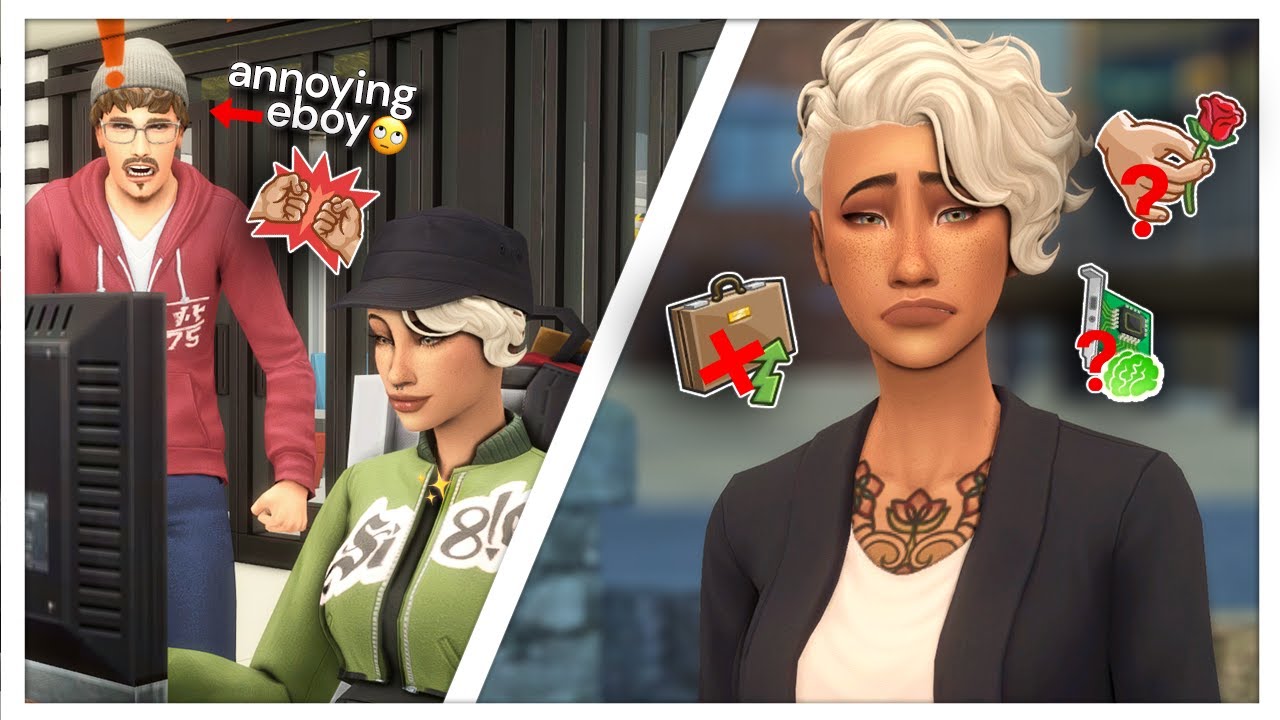 Her dream job wasn't supposed to be THIS messy... | the sims 4 - YouTube