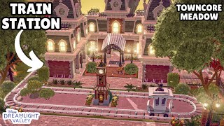 TOWN TRAIN STATION//PEACEFUL MEADOW//SPEED BUILD//DISNEY DREAMLIGHT VALLEY