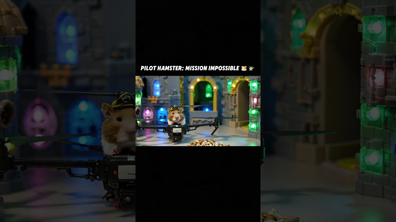 Hamster Pilot Flies Through Toy Castle – FPV Mini Mission 🏰 