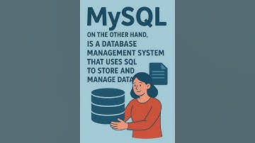Difference Between SQL and MySQL (Interview Question Explained) #coding