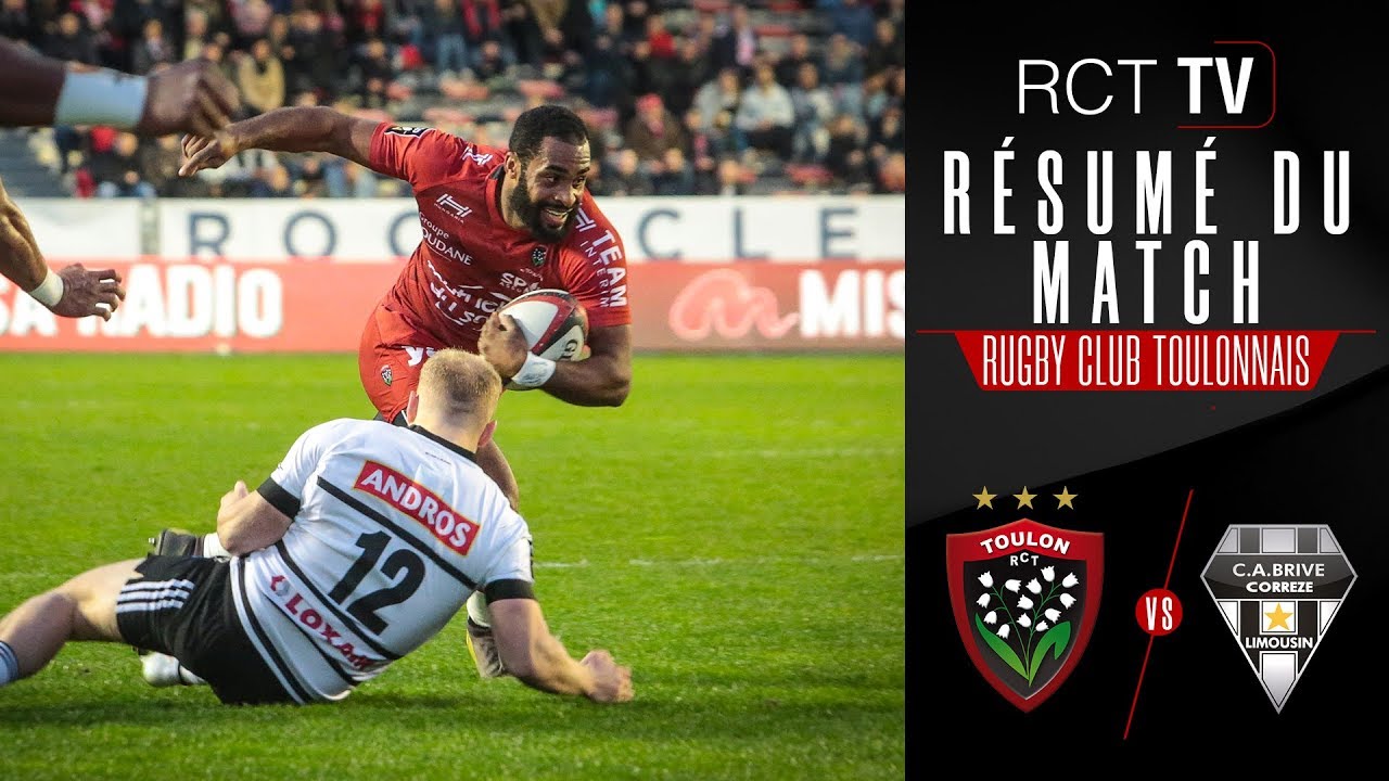 resume toulon brive top14 j15 youtube