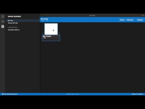[HOW TO] Manage Saved SQL Queries in TeamSQL
