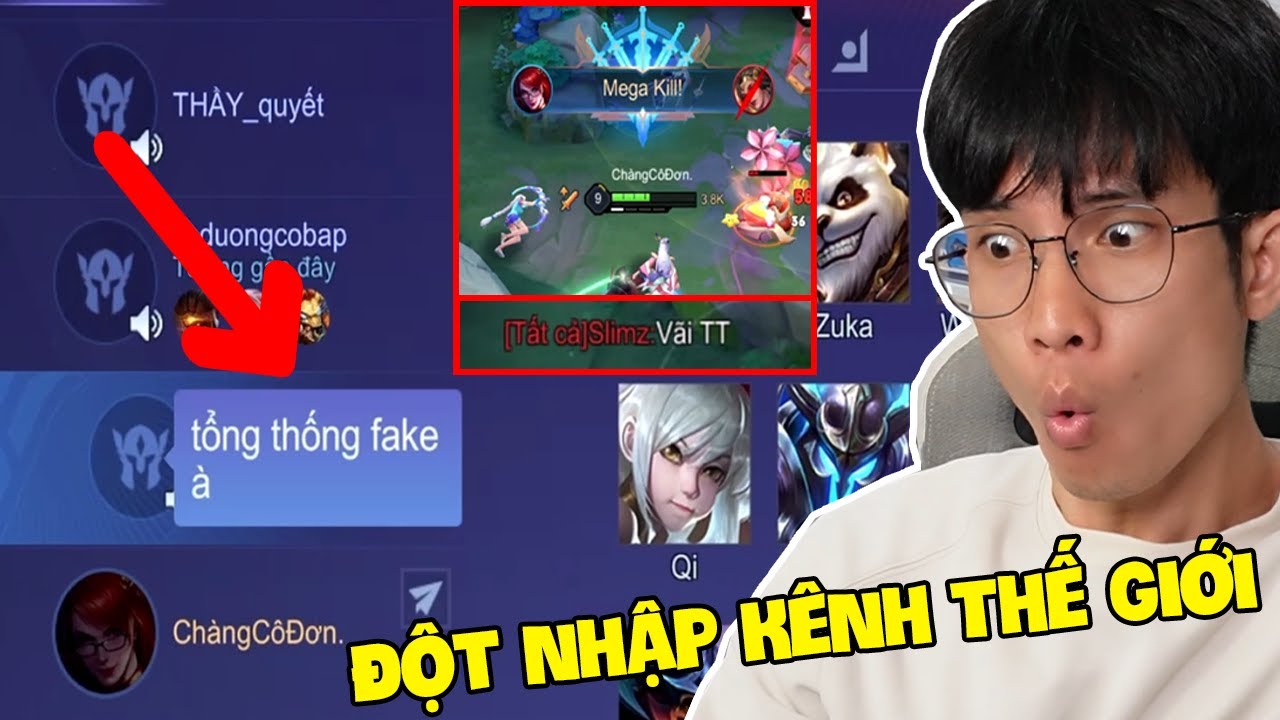 Đột Nhập Kênh Thế Giới : Bị Kêu Là Fake Và Cái Kết Megakillllll