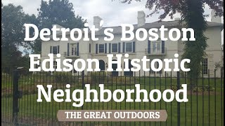 Biking Detroit's Boston Edison Historic Neighborhood