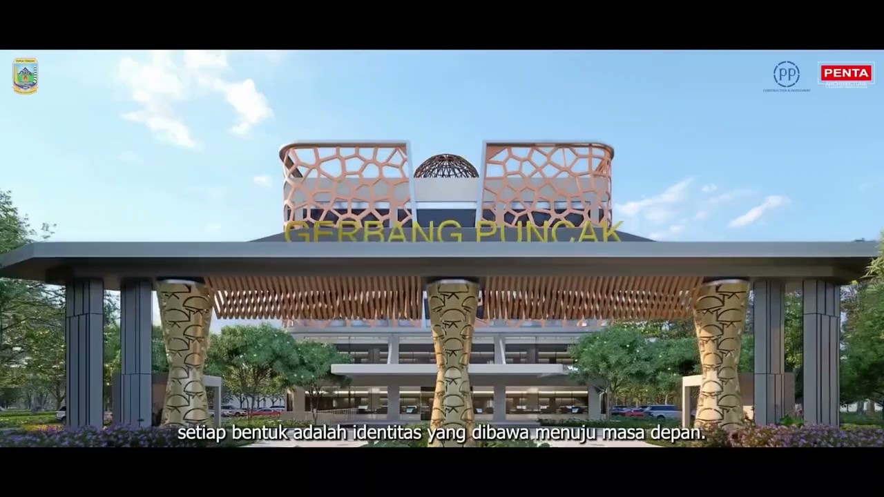 Design Bangunan Kantor Gubernur Papua Tengah