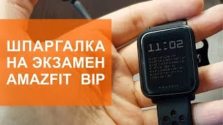 Лучшая шпаргалка из часов Amazfit Bip Лучшая шпаргалка из часов Amazfit Bip