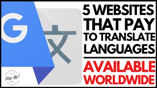 Top 5 Language Translation Websites To Work On To Make Money Online | $10,000 Doing Translations image