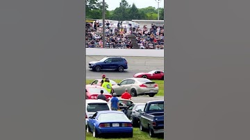 BMW X5 SUV VS CHEVY CORVETTE SPECTATOR DRAGS AT SEEKONK SPEEDWAY!!! 2025