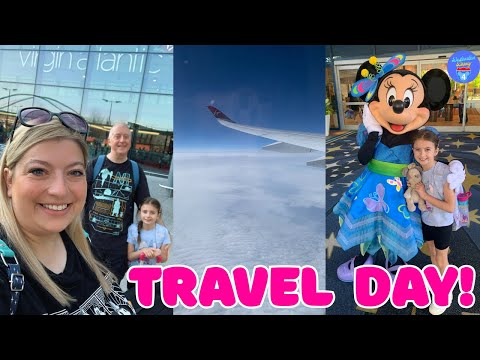 Disneyland Travel Day l Virgin Atlantic Economy Delight l Heathrow to LAX