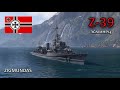 Эсминец Z-39 World of Warships (обновлен 18.02.2021 г.).