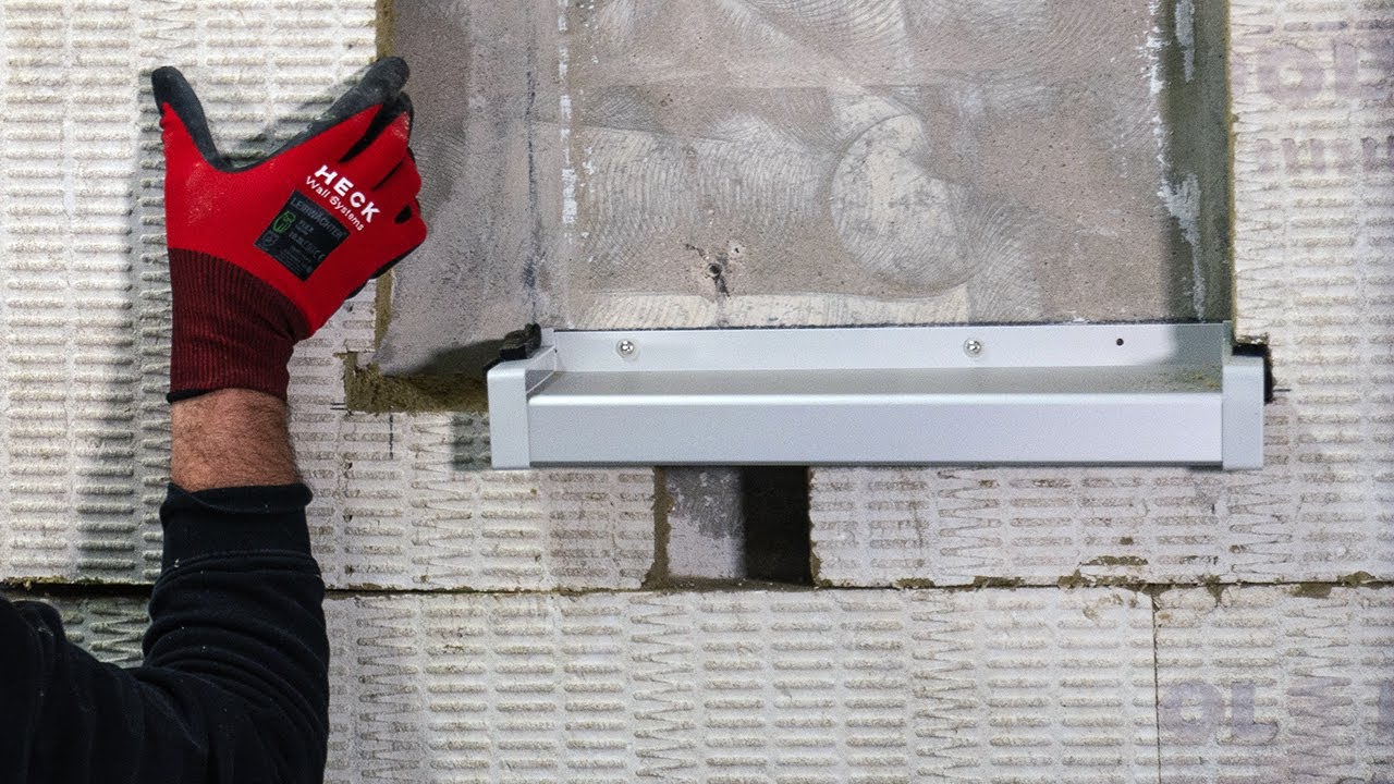 WDVS Fensterbank-Anschluss mit Fugendichtband