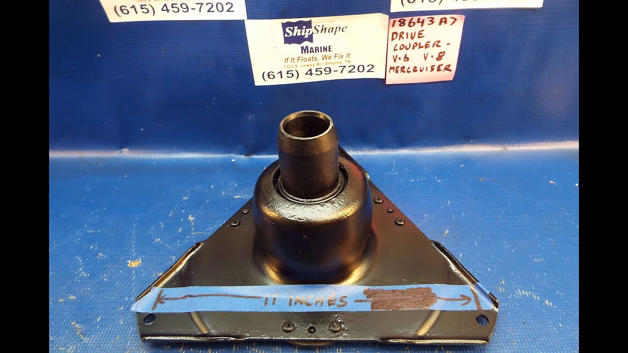 FOR SALE Mercruiser Triangular Drive Coupler Late Model V6 V8 18643 123.95 PK183 YouTube