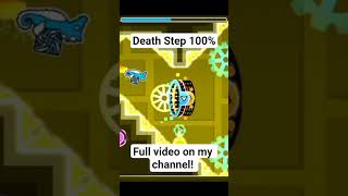 Death Step 100% #geometrydash #gd #gaming #gameplay