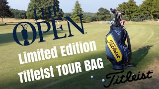 The Open Championship Limited Edition Titleist Tour Bag !!! - YouTube