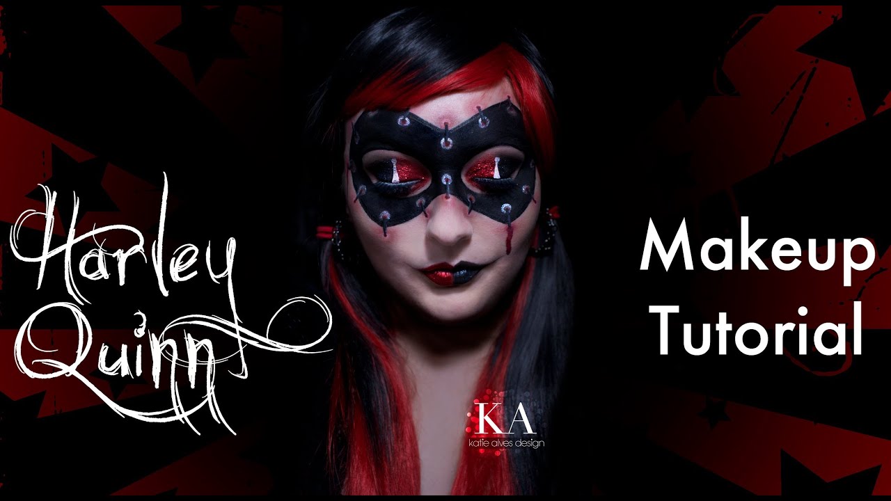 Harley Quinn Halloween Makeup Tutorial YouTube